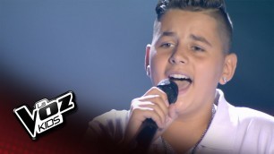 'Juanfri: \"A Puro Dolor\" – Audiciones a Ciegas  - La Voz Kids 2018'