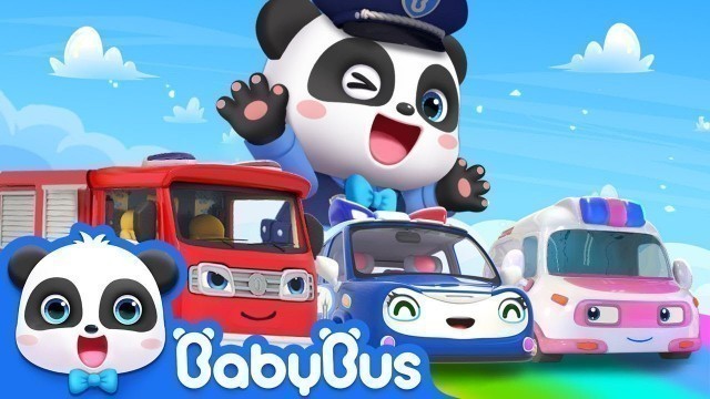 'Super Rescue Team in Surprise Eggs | Fire Truck, Police Car | Kids Song | Kids Cartoon | BabyBus'