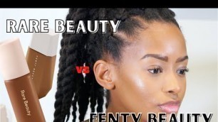 'Fenty Beauty Tinted Moisturizer vs Rare Beauty Skin Tint'