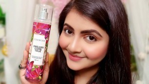 'Colorbar dreams come true fragrance mist review | RARA | best body mist for summers |'