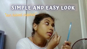 'Simple and Easy Natural Makeup Look *sun kissed inspired*  | RamenHairRuby'