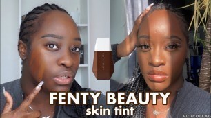 '*NEW* FENTY BEAUTY Eaze Drop Skin Tint | shade 21 and 22 | first impressions, swatches & comparisons'