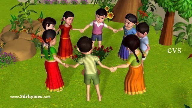 'Ringa Ringa Roses | Ring Around the Rosie -3D Kid\'s Songs & Nursery Rhymes for children'