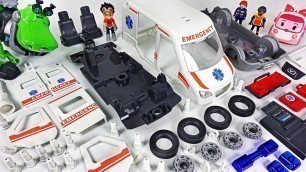 'Ambulance Car was Damaged! Rusty Rivets! Assemble the broken car with Robocar Poli! #DuDuPopTOY'