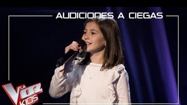 'Claudia Martínez canta \'This is me\' | Audiciones a ciegas | La Voz Kids Antena 3 2019'