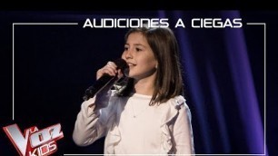 'Claudia Martínez canta \'This is me\' | Audiciones a ciegas | La Voz Kids Antena 3 2019'