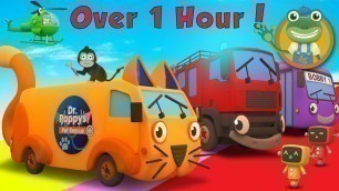 'Andy The Animal Ambulance and More Trucks for Kids | Gecko\'s Garage'