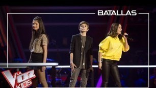 'Miguel, Laura e Irene cantan \'How deep is your love\' | Batallas | La Voz Kids Antena 3 2019'