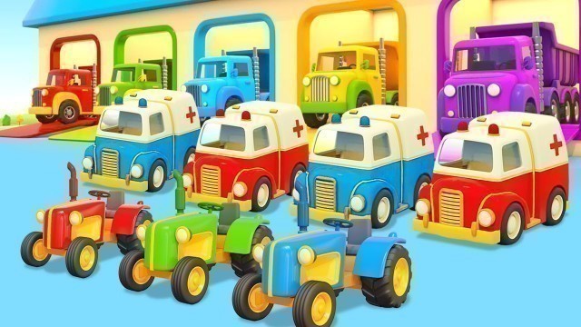 'Car cartoons for kids. Helper cars cartoon full episodes. Ambulance cartoon for kids Street vehicles'