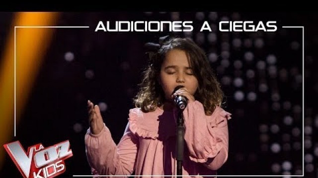 'Saira Suarez canta \'Wrecking ball\' | Audiciones a ciegas | La Voz Kids Antena 3 2019'