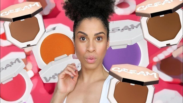 'FENTY BEAUTY- Cheeks Out Freestyle Cream Bronzer + Blush (yeah...all 10) | kinkysweat'