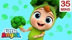 'My Favorite Vegetable Song + More Little Angel Kids Songs & Nursery Rhymes'