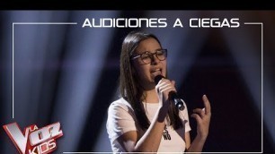 'Alba Aguilar canta \'One and only\' | Audiciones a ciegas | La Voz Kids Antena 3 2019'