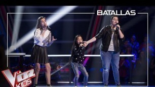 'Esperanza, Patricia y Manuela cantan \'Mientes\' | Batallas | La Voz Kids Antena 3 2019'