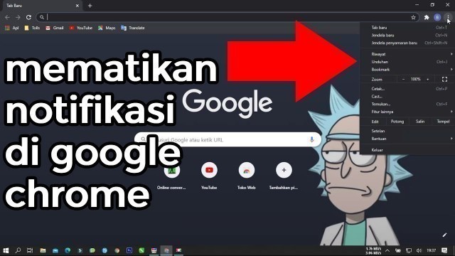 'Cara Mematikan Notifikasi POP-UP Browser Google Chrome'