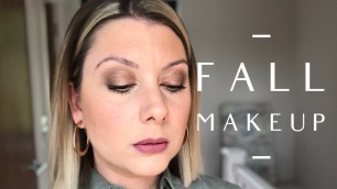 'FALL Makeup Tutorial | bareMinerals Gen Nude Copper Palette'