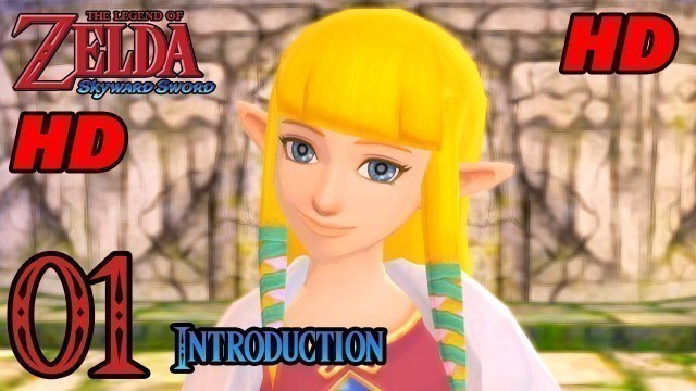 'Zelda Skyward Sword HD 60FPS 100% Walkthrough - Part 1 - Introduction | Skyloft'