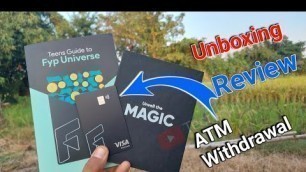 'FYP Card Unboxing & Review | Teenagers ATM withdrawal Debit Card | FYP Neo Bank Card Unboxing'