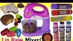 'Magical Beauty MIXER! Turns Candy into Lip BALM! Butterfinger Jolly Rancher Reeses! FUN'