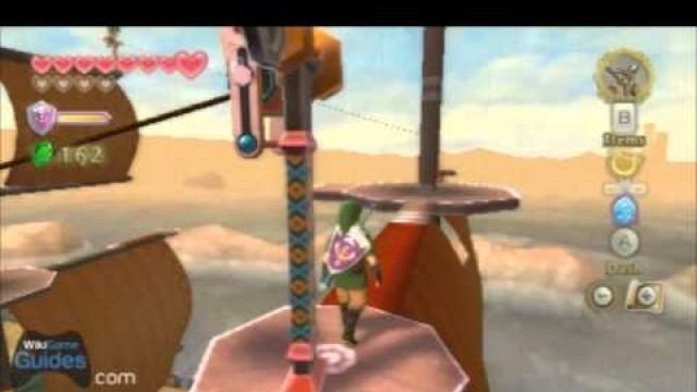 'Zelda Skyward Sword Walkthrough - Sandship - Timeshift Stone (Heart Piece) (Part 100)'