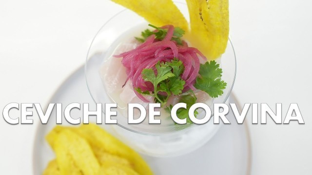 'Como Hacer o Preparar Ceviche de Corvina Paso a Paso - Chef John Motta'