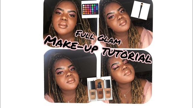 'No baking//full glam//makeup tutorial//Congolese YouTube