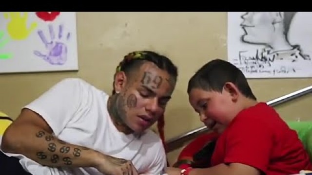 '6ix9ine Does \"Make A Wish\" For A Kid With Brain Cancer | Tekashi69 Make A Wish | Emotional |'