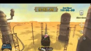 'Zelda Skyward Sword Walkthrough - Rickety Coaster Mine Cart Mini-Game (Part 94) | WikiGameGuides'