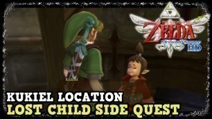 'Lost Child Side Quest Kukiel Location in Skyward Sword HD'