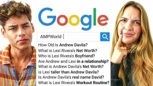 'Most Searched Internet Questions Lexi Rivera & Andrew Davila'