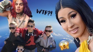 'These KIDS sent for CARDI B & 6IX9INE?! (zn8tion reaction)'