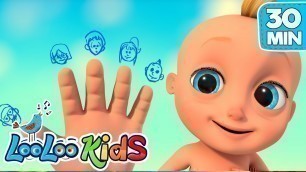 'The Finger Family - Nursery Rhymes for Kids | LooLoo KIDS'