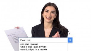 'Dua Lipa Answers the Web\'s Most Searched Questions | WIRED'