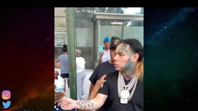 '6ix9ine Giving Money To Kids On the Streets'