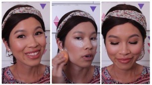 'Makeup look for wedding parties + BAKING TECHNIQUE | GRWM'