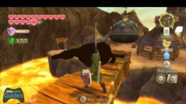 'Zelda Skyward Sword Walkthrough - Protect the Robot (Part 116) | WikiGameGuides'