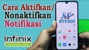 'Cara Aktifkan/Nonaktifkan Notifikasi Infinix'