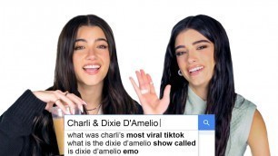 'Charli & Dixie D\'Amelio Answer the Web\'s Most Searched Questions | WIRED'