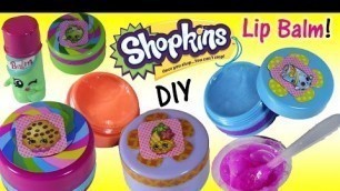 'DIY SHOPKINS Lip Balm! Mix Your Own Colors & Flavors! Kooky Cookie Apple Blossom! FUN'