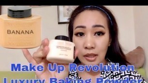 'Makeup Revolution  Luxury Baking Powder review'