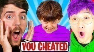 'Kids Cheat MRBEAST For $1 MILLION!? (LANKYBOX Reacting To DHAR MANN!)'