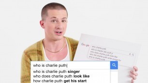 'Charlie Puth Answers the Web\'s Most Searched Questions | WIRED'