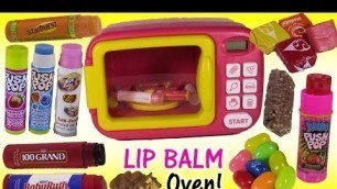 'Beauty Microwave! Magically Turns LIP BALM into CANDY! Cotton Candy Jelly Belly! FUN'