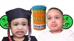 'KIDS TRY TOXIC WASTE  SOUR CANDY | DESMOND DRESSES AS TEKASHI 6IX9INE'