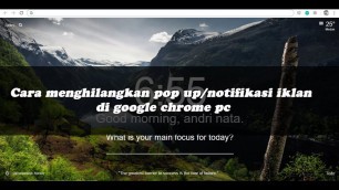 'Anti Gagal ! Cara menghilangkan pop up/notifikasi iklan di google chrome pc'