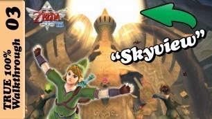 'Skyview Temple | True 100% Walkthrough Zelda Skyward Sword HD'