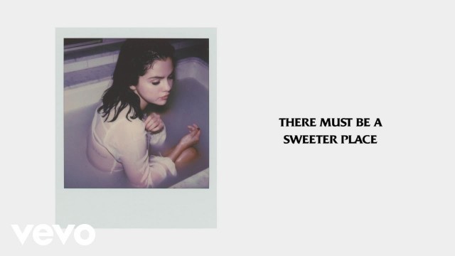 'Selena Gomez - A Sweeter Place (Official Lyrics) ft. Kid Cudi'