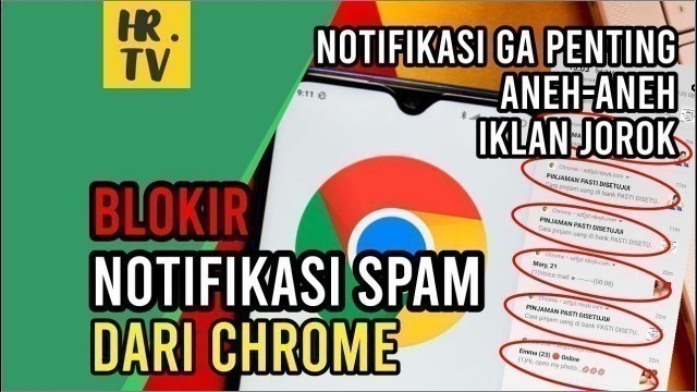 'Cara Menghilangkan Notifikasi Spam Chrome di Android'