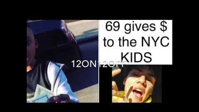 '6IX9INE GIVING CASH TO KIDS IN NYC'