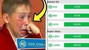 'kid STEALS parents credit card to buy robux.. (roblox)'